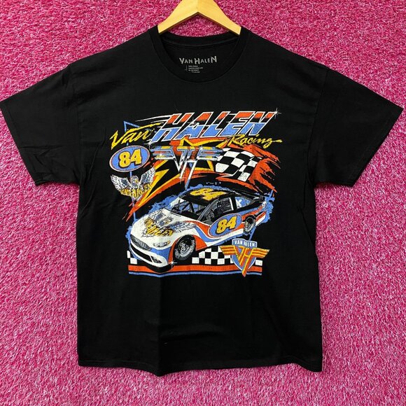 Van Halen Nascar Racing Car Graphic Design T-Shirt Large - Picture 1 of 5